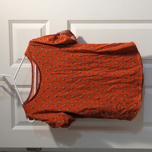 LOFT outlet short, open shoulder, medium